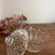 Sucrier en verre ciselé de reims