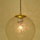 Frosted glass pendant light