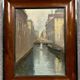 Giuseppe VIGANO: oil on canvas view of Venice circa 1930-1940