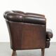 Set of a sheepskin sofa together with its matching club armchair