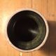 Glazed earthenware vase
