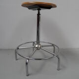 Vintage industrial adjustable stool