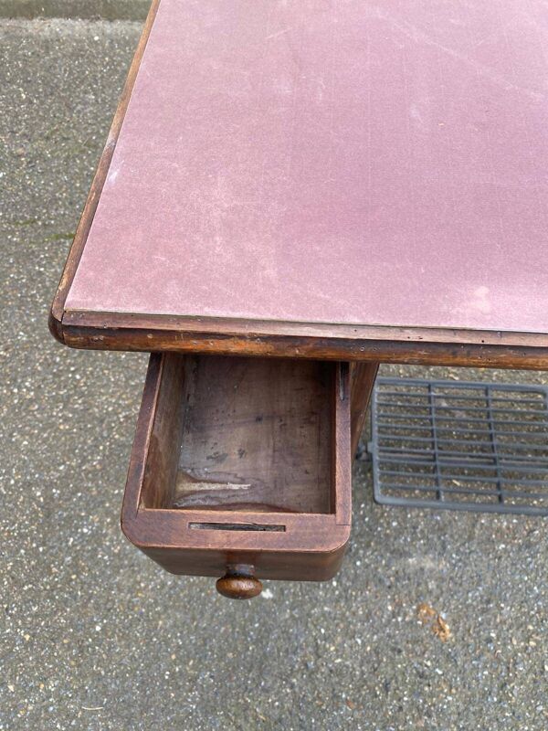 Bureau ancien meuble à coudre Singer