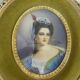 Portrait miniature medallion