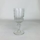 4 Baccarat glasses Chanel model engraving 3458