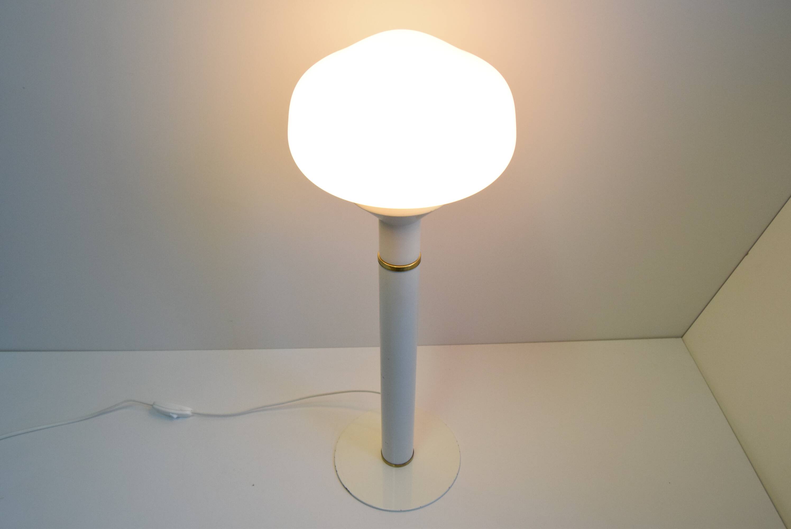 Designer vintage small floor lamp or table lamp, Czechoslovakia, 1970s.