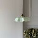 Suspension en opaline vert celadon