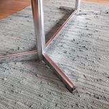 Vintage coffee table 70s ceramic and chrome metal