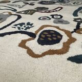 4x6 Ft - Tapis en laine touffeté à la main, décoration intérieure, salon, salle à manger, cadeau, tapis traditionnel indien