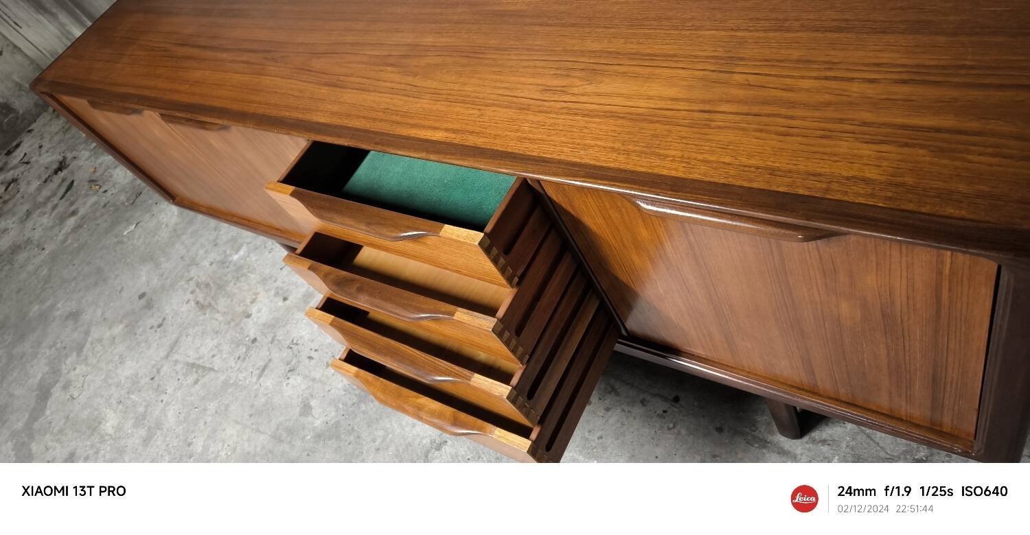 Vintage Scandinavian teak sideboard 1960