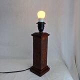 Angel L. Pazmino leather totem lamp 1960s Style Furniture