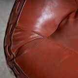 Leather lounge chair by jean gillon for probel (mk10185)