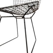 Suite de 4 Chaises "Wire" — Harry Bertoia pour Knoll (Rilsan Noir)