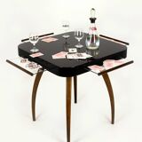 Restored Art Deco H259 Game Table by Jindřich Halabala for Up Zavody, 1930s