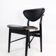 Chaise, Finn Juhl, Chêne peint en noir, Maison Finn Juhl, modèle 108