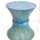 Table bamboo Mc Guire blue lazure
