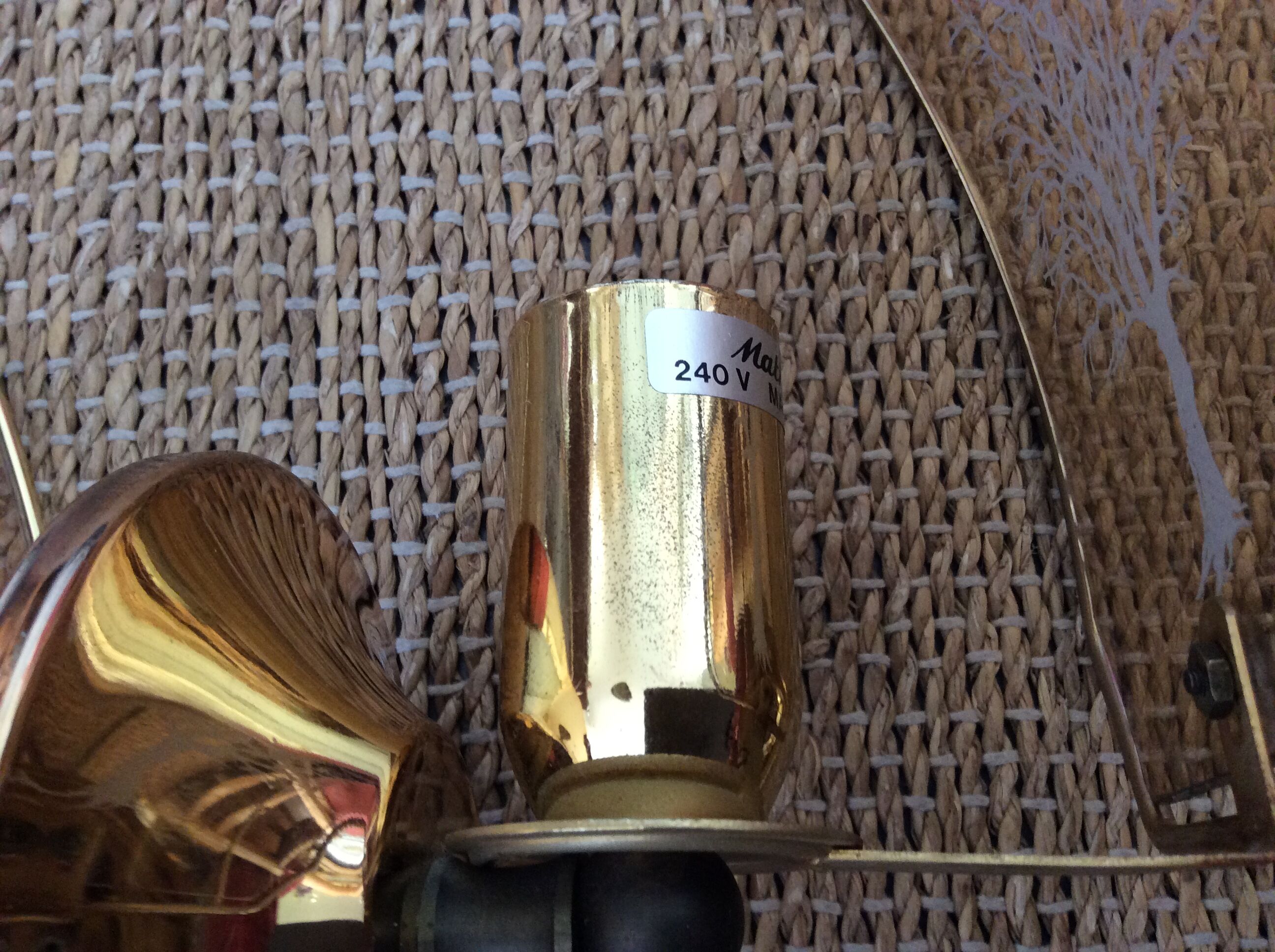 4 vintage wall lamps