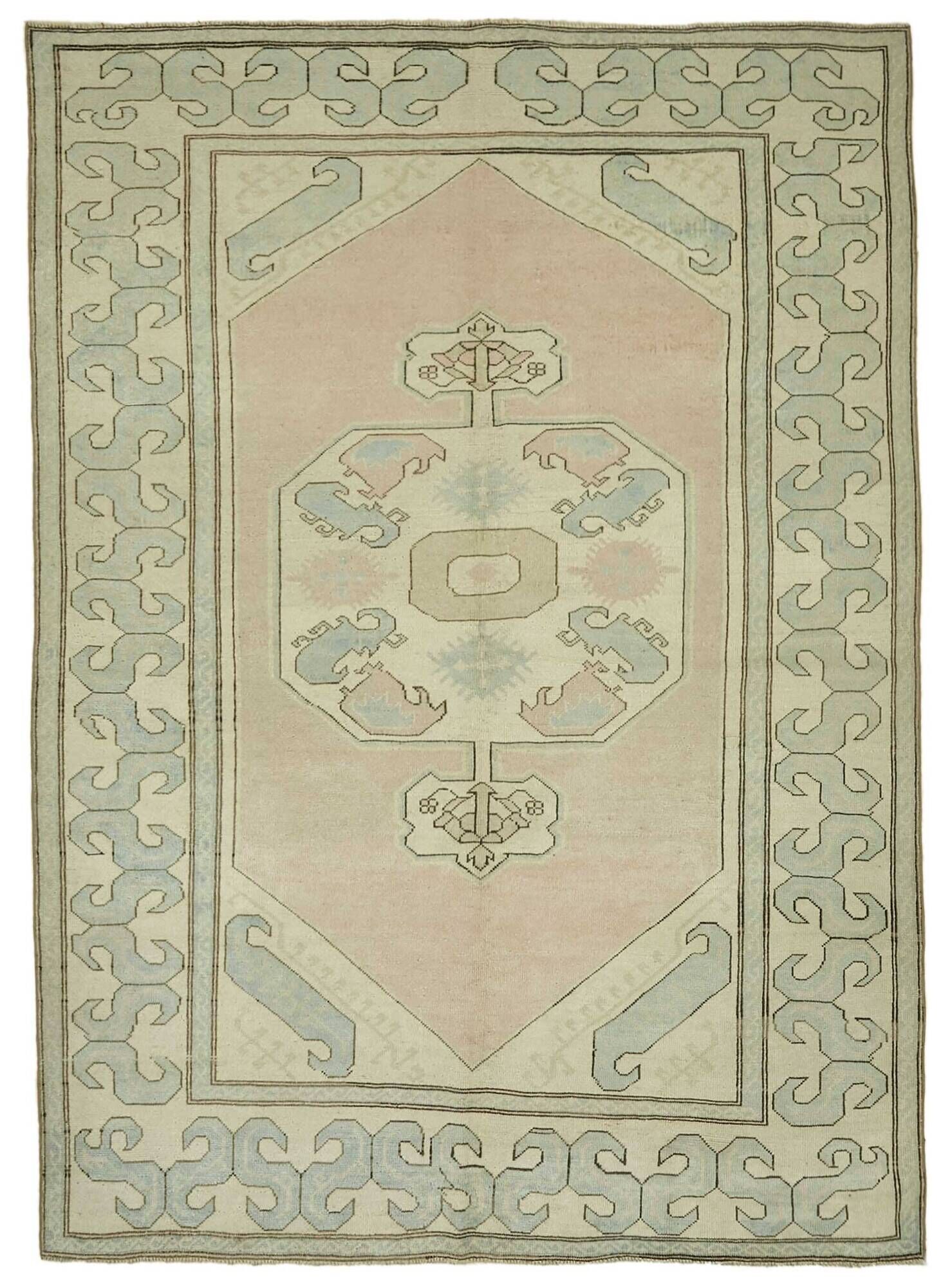Turkish Vintage Anatolian Rug 191 cm x 266 cm