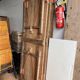 Old folding table