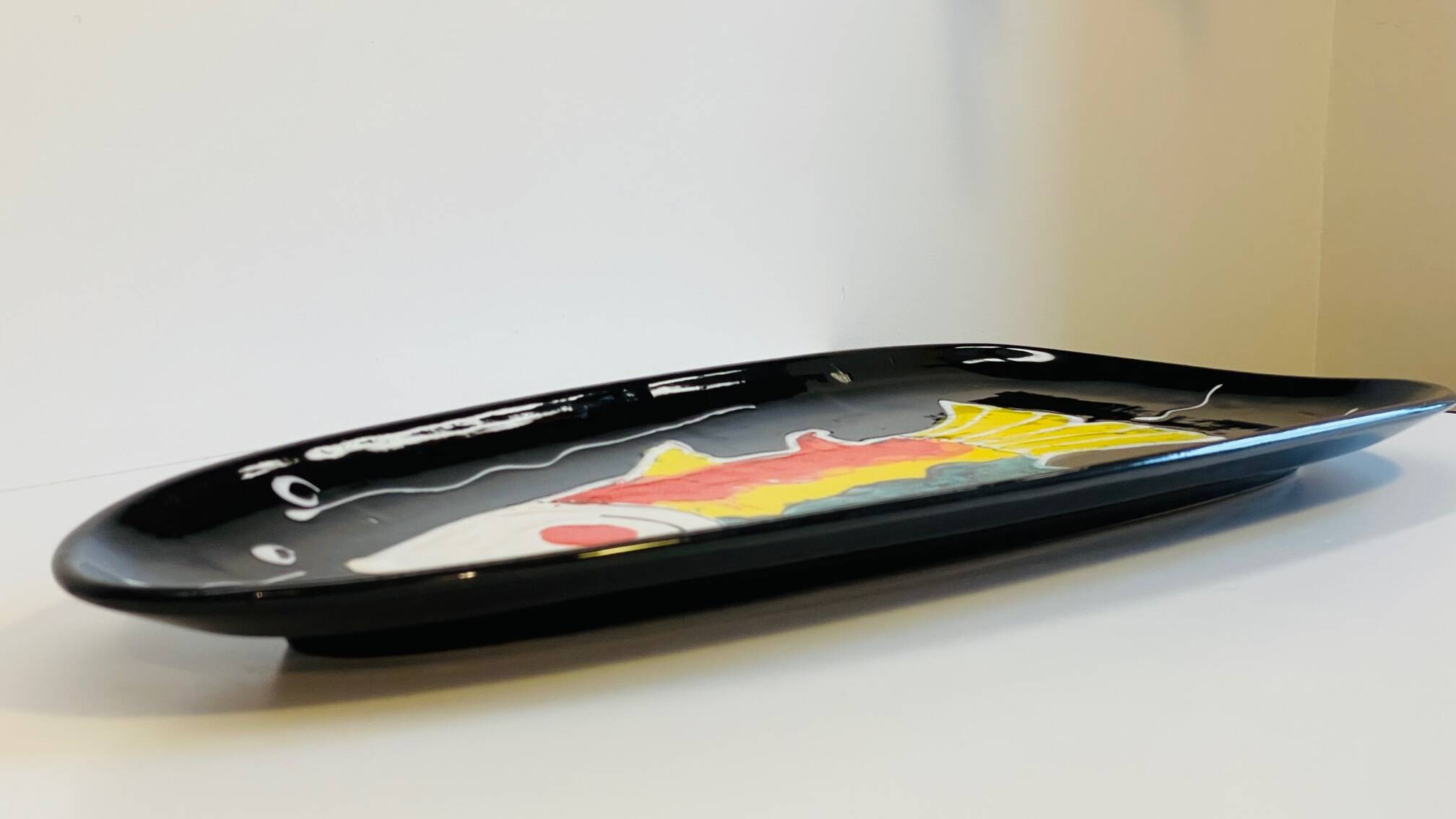 Xl plate niderviller earthenware factory france vintage