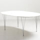 Elliptical dining table by Piet Hein And Bruno Mathsson For Fritz Hansen, Denmark 1960's