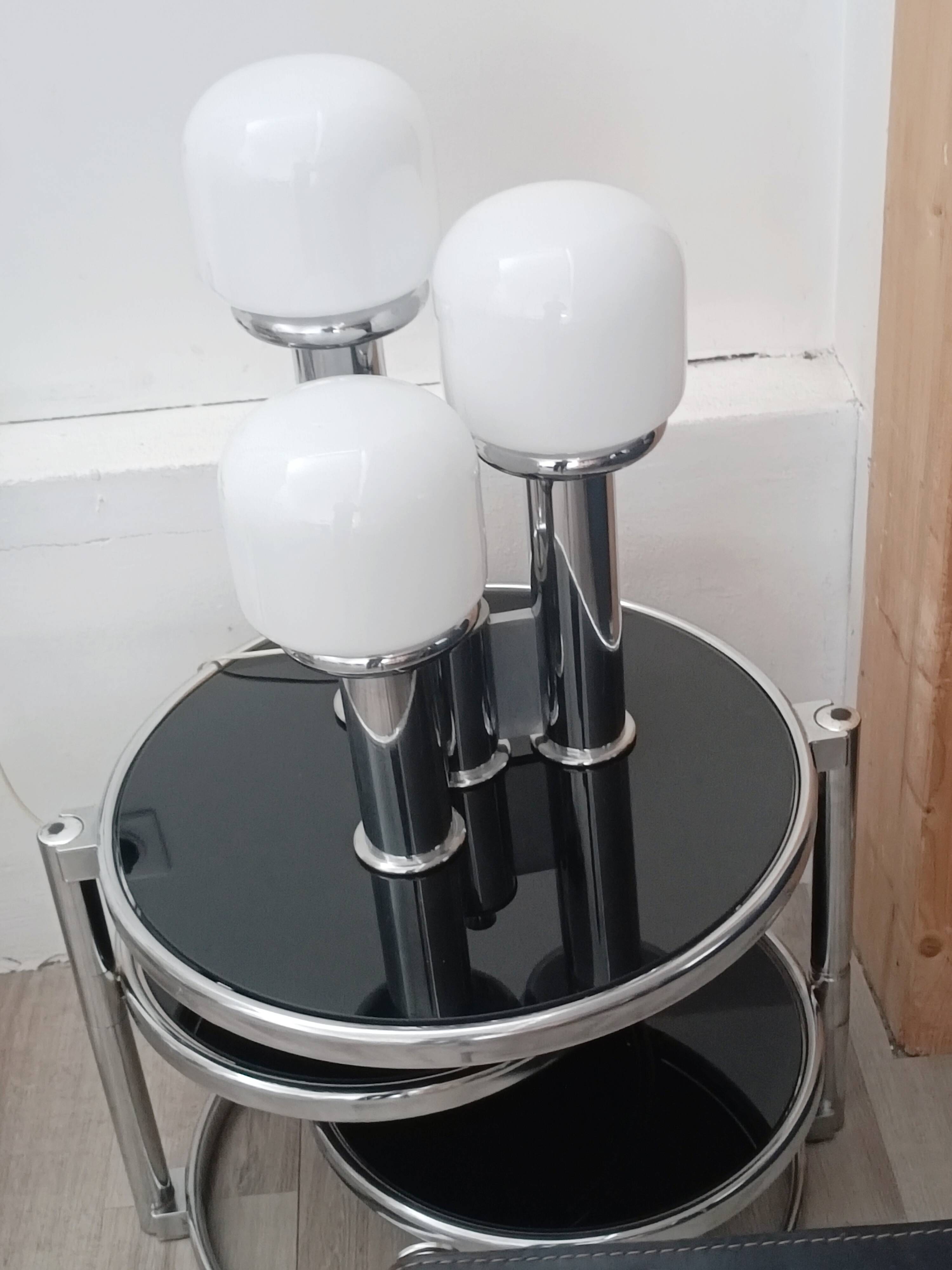 Lampe Space Age Verre De Murano 1970s