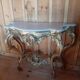 Console bois doré époque Louis XV