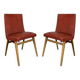 Pair of vintage red chairs