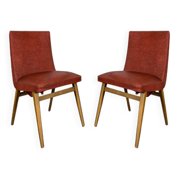 Pair of vintage red chairs