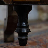 Tripod pedestal table in marquetry and mixed wood, Italy, 19th century
