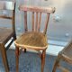 4 chaises bistrot dépareillées bois courbé
