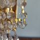Pair of vintage Presiosa crystal wall lights