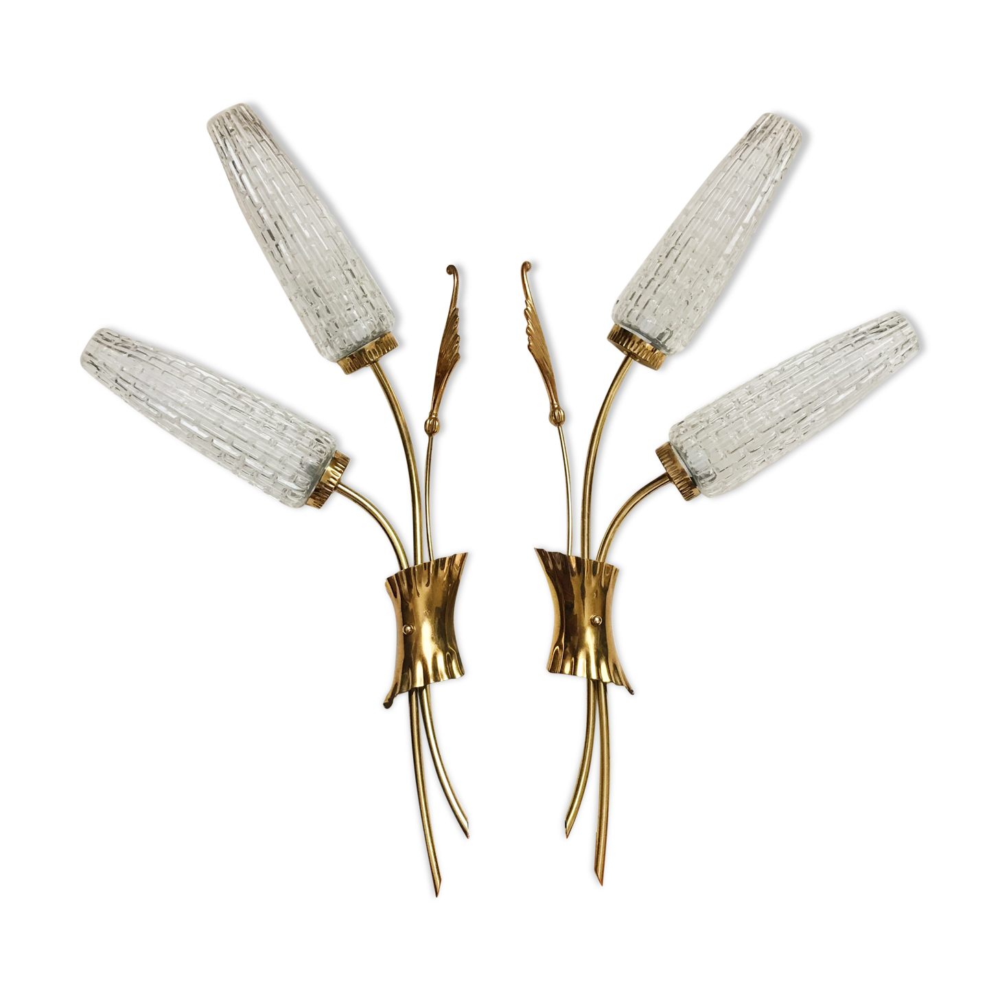 Pair of 60s wall light