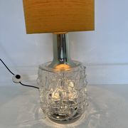 Vintage  Bubble Glass and Chrome Lamp from Doria Leuchten, Germany, 1960s