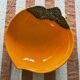 Orange slip salad bowl