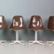 Ensemble de 4 chaises « La Fonda » de Charles & Ray Eames pour Herman Miller, 1960