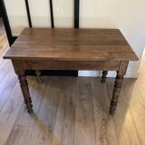 solid oak farmhouse table
