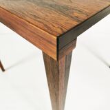 Minimalist rosewood table, Denmark, 1960s