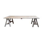 Trestle coffee table
