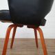 Set of two Eero Saarinen leather armchairs for Knoll
