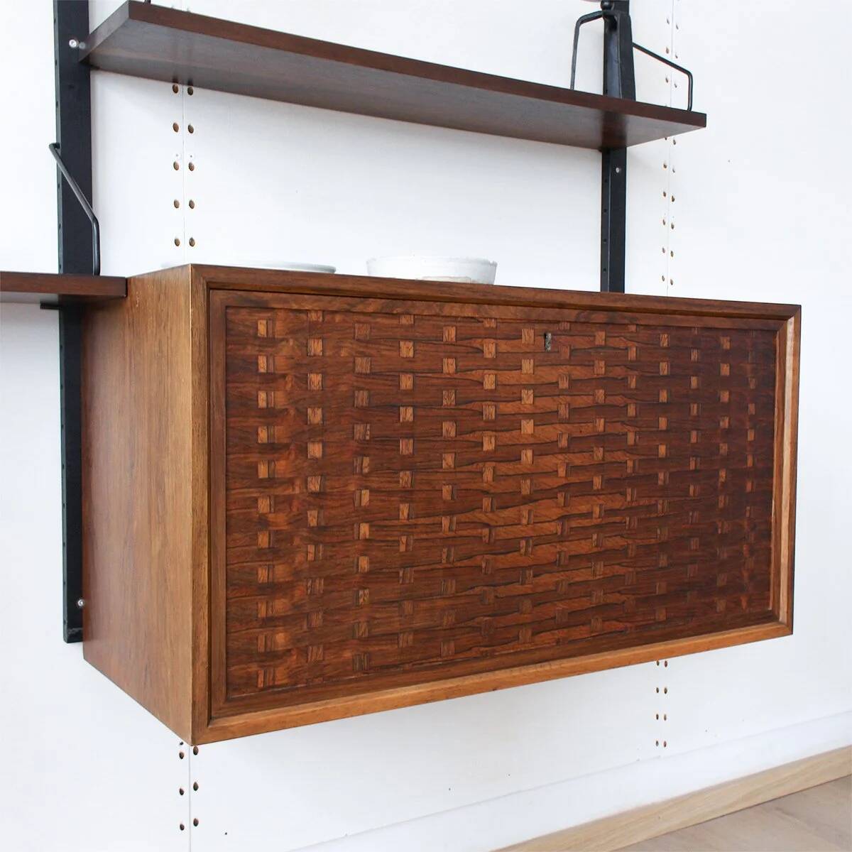Poul Cadovius shelving system, rosewood