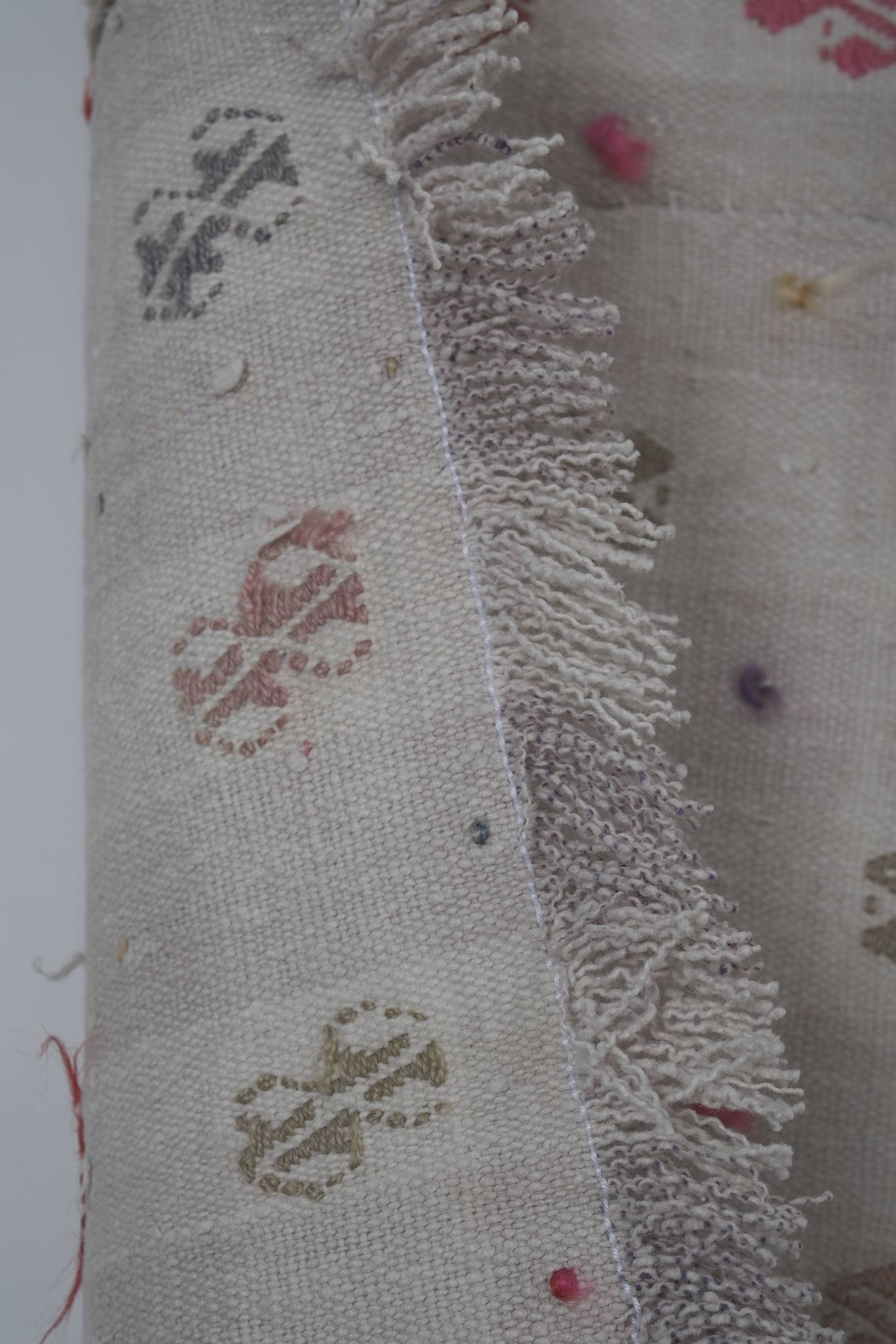 Tapis vintage turc de oushak tissé à la main 144x260 cm