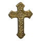 Art Deco holy water font in bronze, onyx and brass from the early 20th century