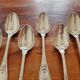 Christofle - Set of 11 dessert spoons in the Trianon model made of metal.