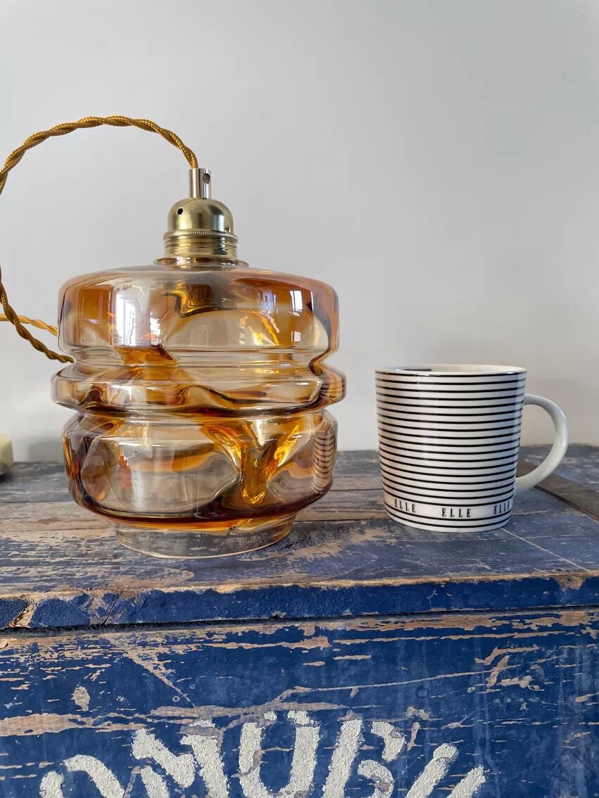 Vintage Murano glass pendant lamp