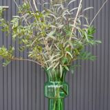 Large green Tang-Li vase by Morales Schildt for Kosta