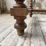 2m walnut drapery farm table