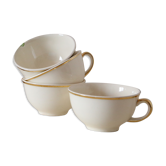 Ensemble de 4 tasses beiges Villeroy et Boch, vintage