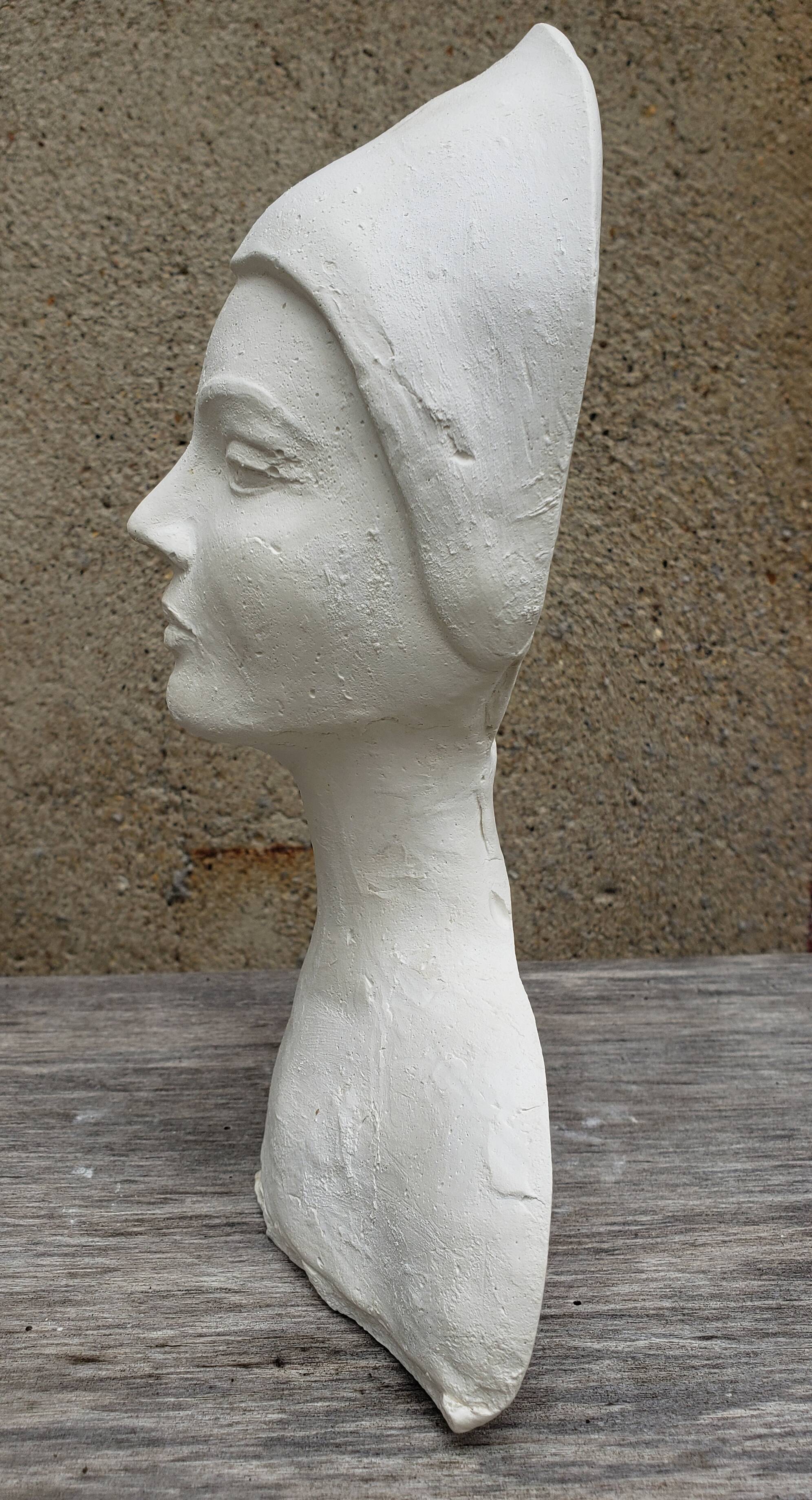 Plaster bust