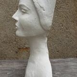 Plaster bust